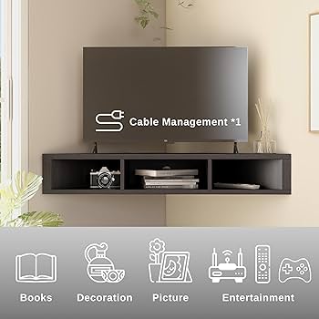 TVラック Amazon.com: YITAHOME Corner TV Stand for TVs up to 55/50